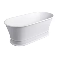 Cada freestanding compozit Omnires Classica M+ finisaj alb mat 160x79 cm