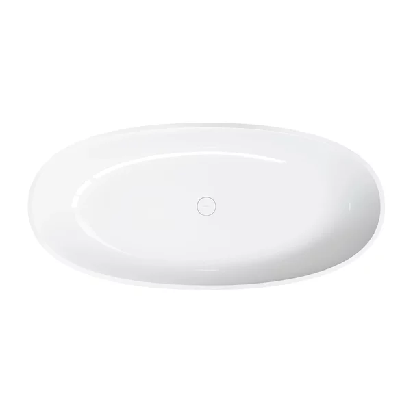 Cada freestanding compozit Omnires Shell M+ finisaj alb lucios 160x75 cm picture - 3