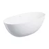 Cada freestanding compozit Omnires Shell M+ finisaj alb lucios 160x75 cm picture - 1