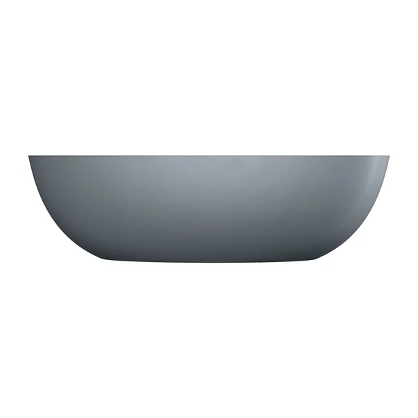 Cada freestanding compozit Omnires Shell M+ finisaj gri mat cenusa 175x78 cm picture - 3