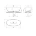 Cada freestanding compozit Omnires Shell M+ finisaj gri mat cenusa 175x78 cm picture - 4