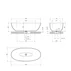 Cada freestanding compozit Omnires Shell M+ finisaj negru mat lava 175x78 cm picture - 4