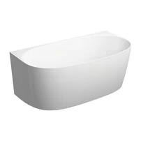 Cada freestanding compozit Omnires Valencia M+ BTW finisaj alb lucios 148x77 cm
