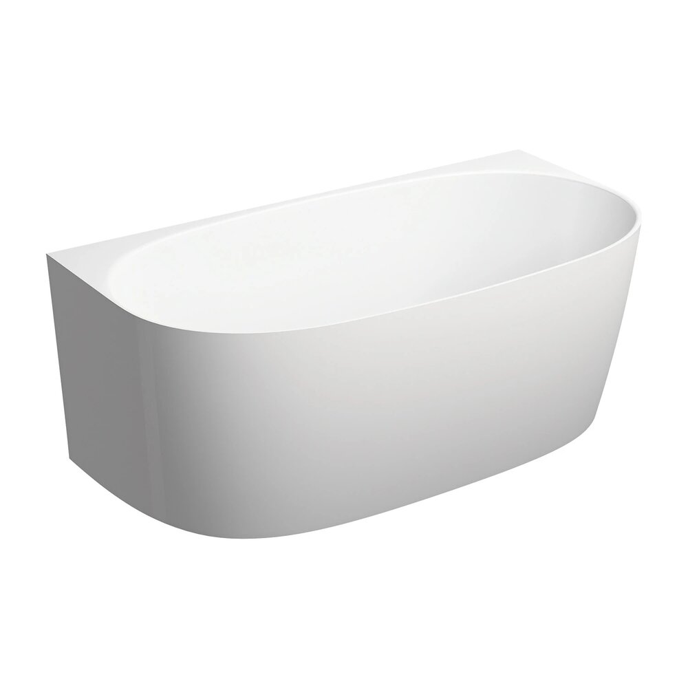 Cada freestanding compozit Omnires Valencia M+ BTW finisaj alb lucios 148x77 cm