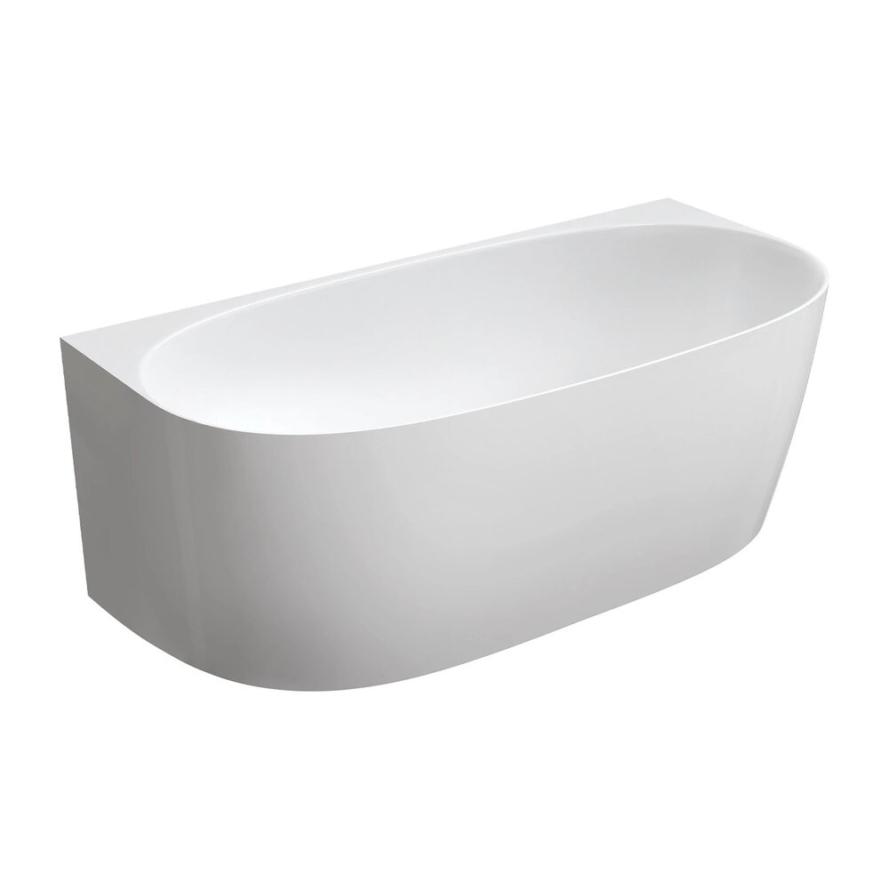 Cada freestanding compozit Omnires Valencia M+ BTW finisaj alb lucios 158x77 cm
