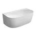 Cada freestanding compozit Omnires Valencia M+ BTW finisaj alb lucios 158x86 cm picture - 2