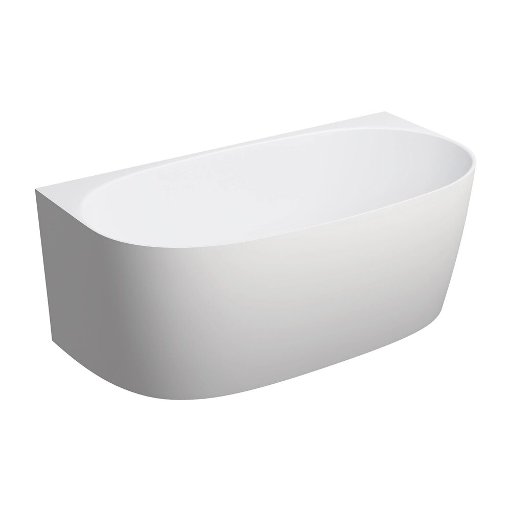 Cada freestanding compozit Omnires Valencia M+ BTW finisaj alb mat 148x77 cm