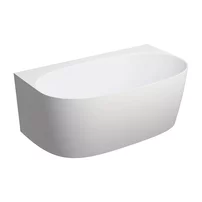 Cada freestanding compozit Omnires Valencia M+ BTW finisaj alb mat 148x86 cm