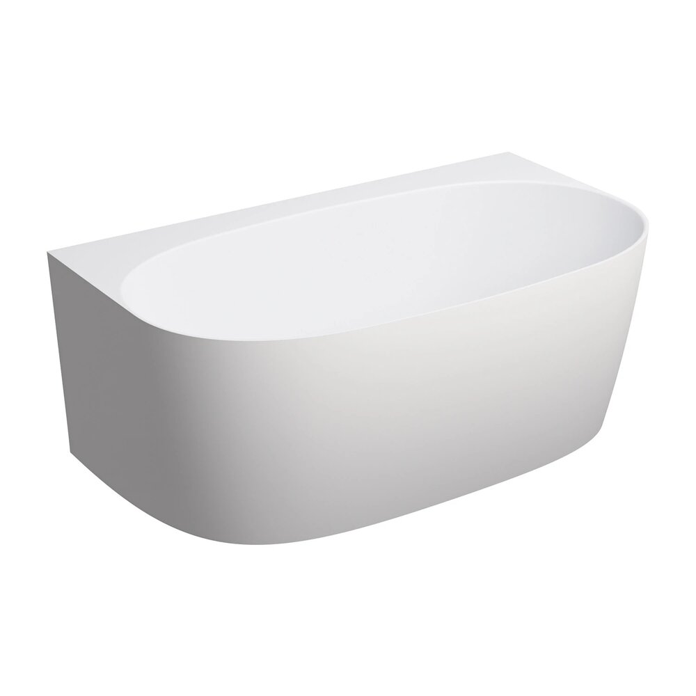 Cada freestanding compozit Omnires Valencia M+ BTW finisaj alb mat 148x86 cm