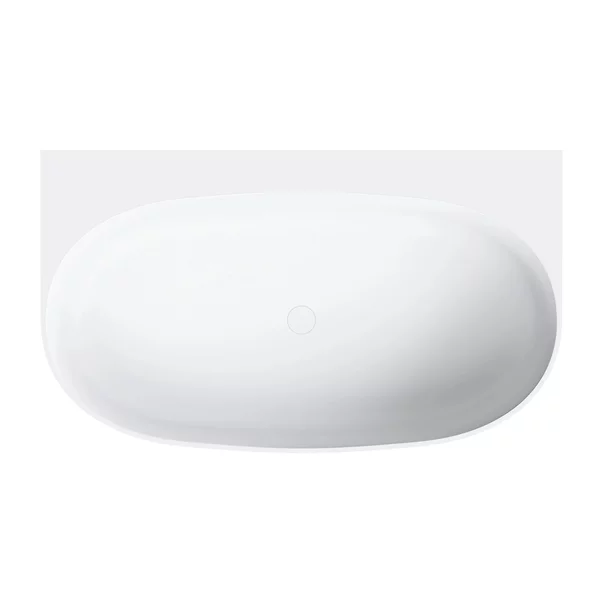 Cada freestanding compozit Omnires Valencia M+ BTW finisaj alb mat 148x86 cm picture - 2