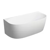 Cada freestanding compozit Omnires Valencia M+ BTW finisaj alb mat 158x77 cm