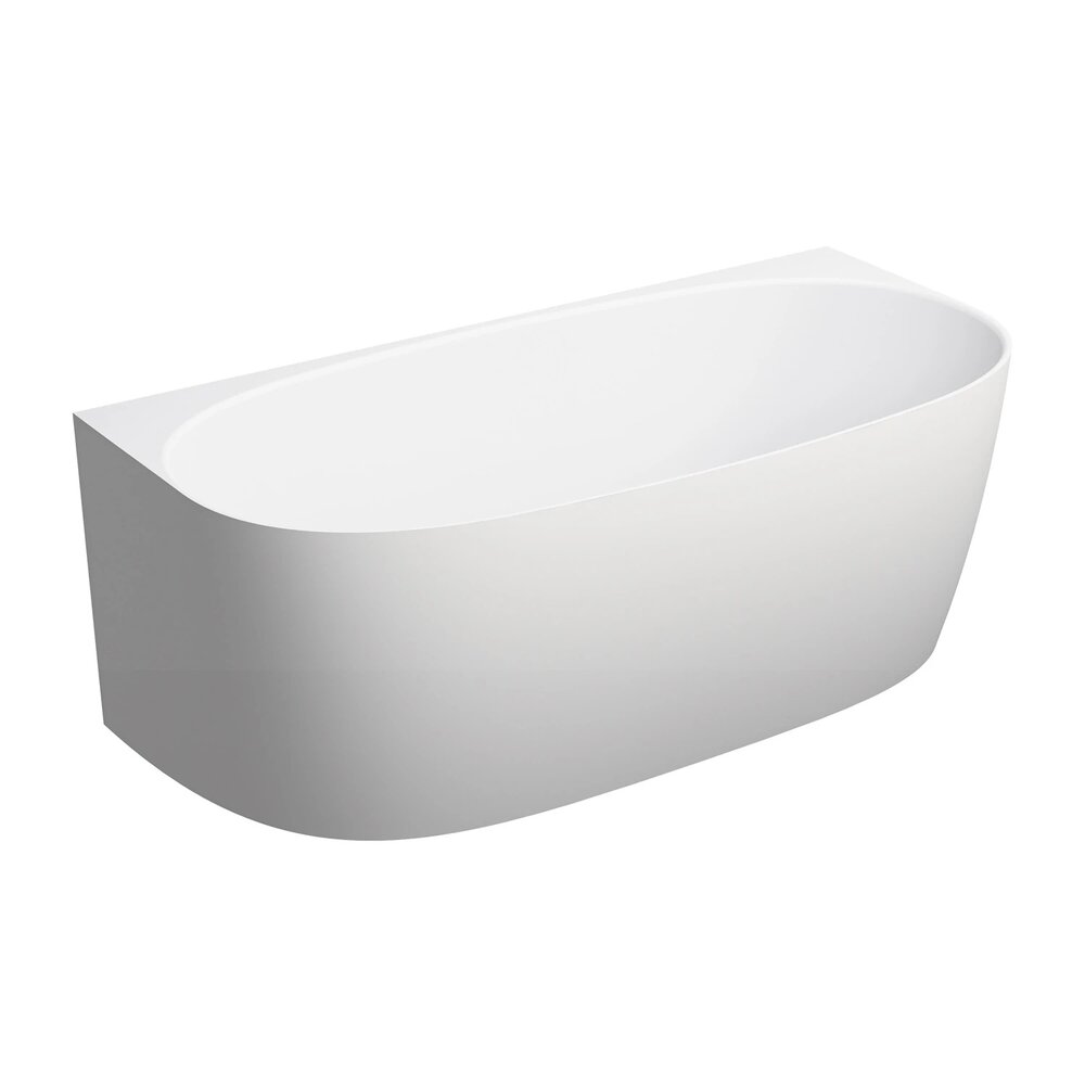 Cada freestanding compozit Omnires Valencia M+ BTW finisaj alb mat 158x77 cm
