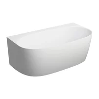 Cada freestanding compozit Omnires Valencia M+ BTW finisaj alb mat 158x86 cm