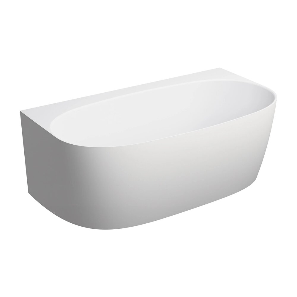 Cada freestanding compozit Omnires Valencia M+ BTW finisaj alb mat 158x86 cm