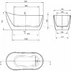 Cada freestanding Deante Arnika 150x72 cm picture - 6