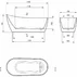 Cada freestanding Deante Arnika 170x72 cm picture - 6