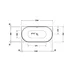 Cada freestanding Duravit DuraSenja 150x75 cm finisaj alb picture - 4