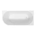Cada freestanding Duravit DuraSenja 150x75 cm finisaj alb dreapta picture - 2