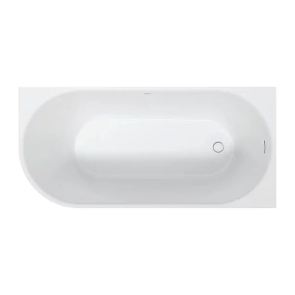 Cada freestanding Duravit DuraSenja 150x75 cm finisaj alb dreapta picture - 2