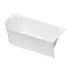Cada freestanding Duravit DuraSenja 150x75 cm finisaj alb dreapta picture - 3