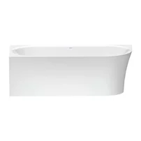 Cada freestanding Duravit DuraSenja 150x75 cm finisaj alb stanga