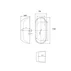 Cada freestanding Florida Aura 150x78 cm finisaj alb lucios picture - 3