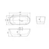 Cada freestanding Florida Aura 170x73 cm finisaj alb lucios picture - 3