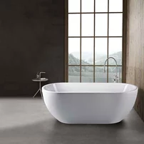 Cada freestanding Florida Aura 180x85 cm finisaj alb lucios