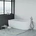 Cada freestanding Florida Balu Slim 165x80 cm stanga lipita de perete, BTW picture - 1