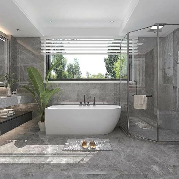 Cada freestanding Florida Balu Slim 165x80 cm stanga lipita de perete, BTW picture - 2