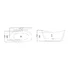 Cada freestanding Florida Maia Slim 167.6x73 cm picture - 4