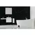 Cada freestanding Ideal Standard Atelier Around 180x85 cm alb - negru lucios picture - 3