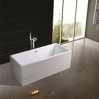 Cada freestanding Inter Ceramic acril alb 159x69 cm
