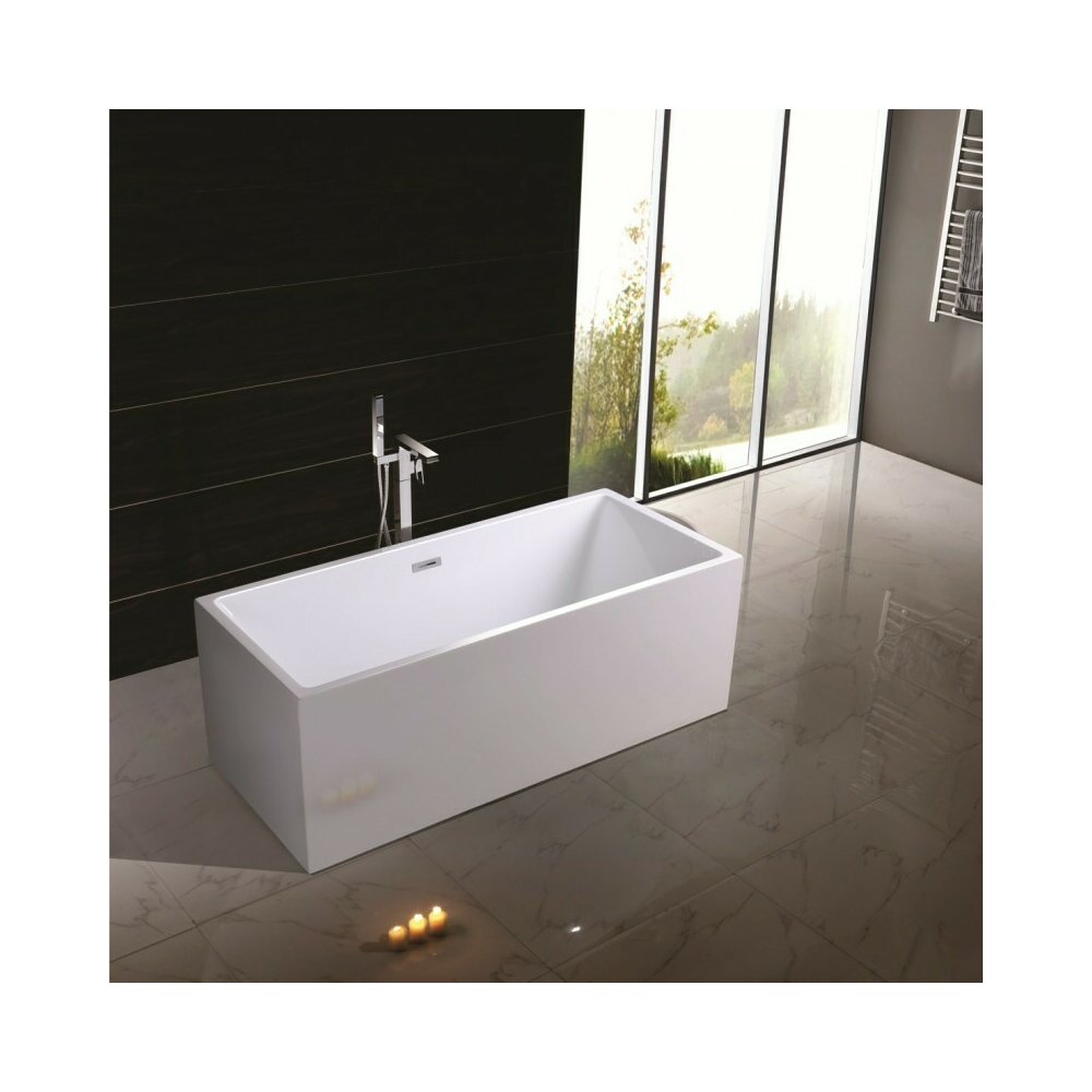 Cada freestanding Inter Ceramic acril alb 159x69 cm