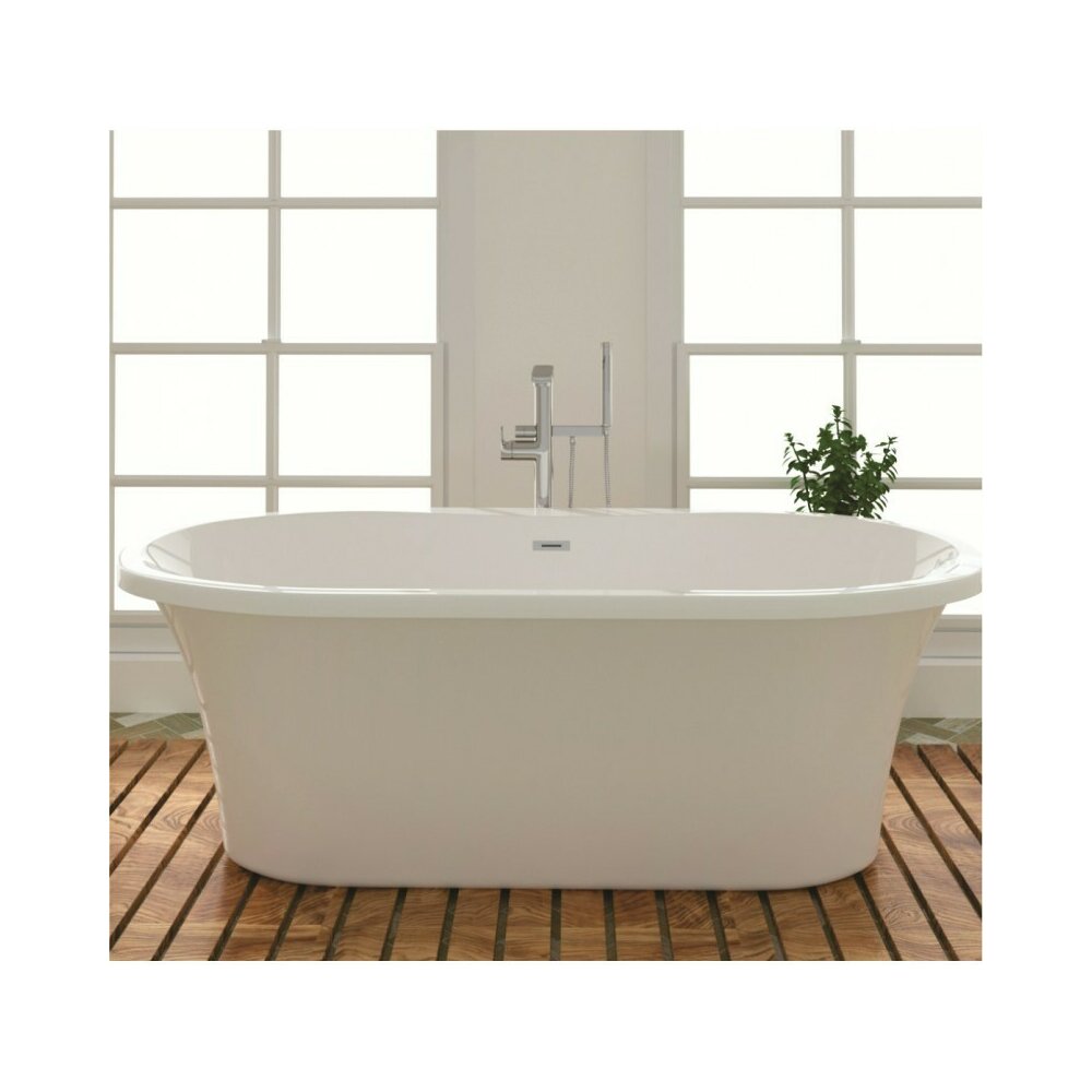 Cada freestanding Inter Ceramic acril alb 166x73.5 cm