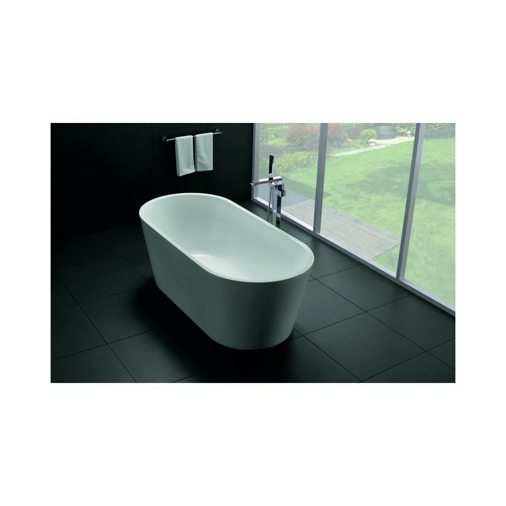 Cada freestanding Inter Ceramic acril alb 170x80 cm