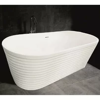 Cada freestanding Inter Ceramic acril alb mat 165x74 cm