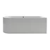 Cada freestanding Kreiner Andrea 175x75 cm finisaj alb dreapta lipita de perete BTW picture - 2