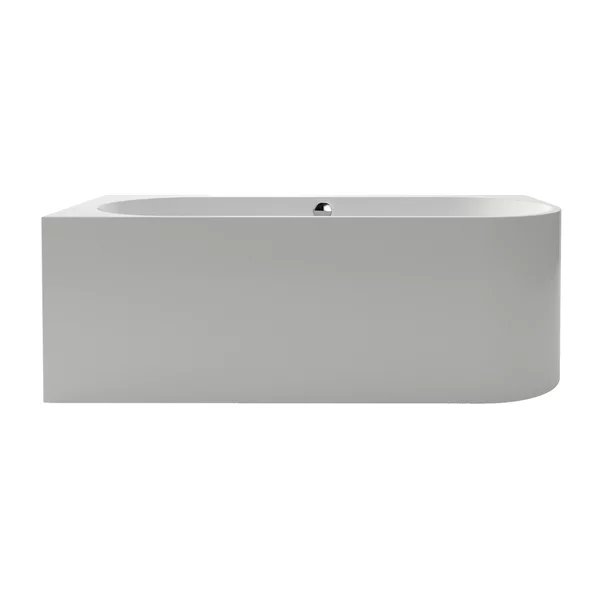 Cada freestanding Kreiner Andrea 175x75 cm finisaj alb stanga lipita de perete BTW picture - 2