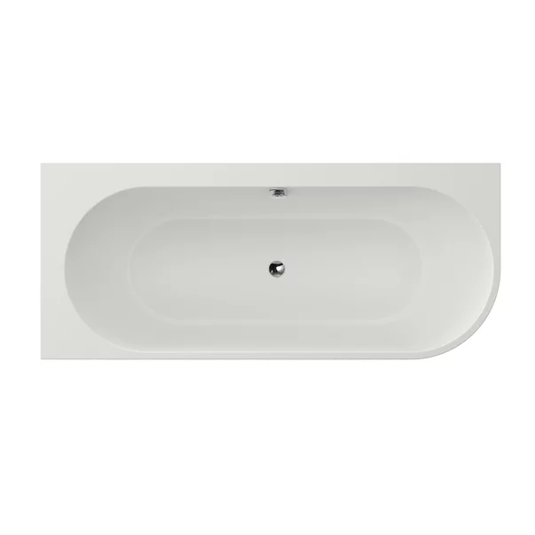 Cada freestanding Kreiner Andrea 175x75 cm finisaj alb stanga lipita de perete BTW picture - 3