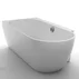 Cada freestanding Kreiner Ceylon 166x80 cm finisaj alb stanga lipita de perete BTW picture - 1