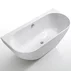 Cada freestanding Kreiner Vera 166x80 cm finisaj alb lipita de perete BTW picture - 4
