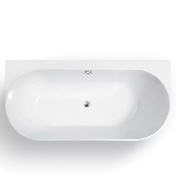 Cada freestanding Kreiner Vera 166x80 cm finisaj alb lipita de perete BTW picture - 5