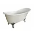 Cada freestanding retro Inter Ceramic acril bej-alb 162.5x69.5 cm picture - 1