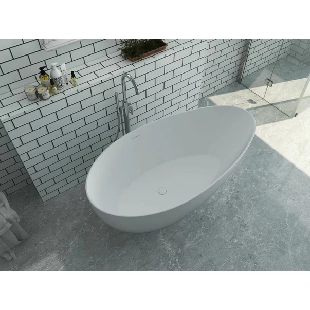 Cada freestanding Rune Agg alb 160x82 cm picture - 3