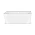 Cada freestanding Rune Algiz acril alb lucios 150x75 cm lipita de perete, BTW picture - 5