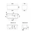 Cada freestanding Rune Algiz acril alb lucios 150x75 cm lipita de perete, BTW picture - 6