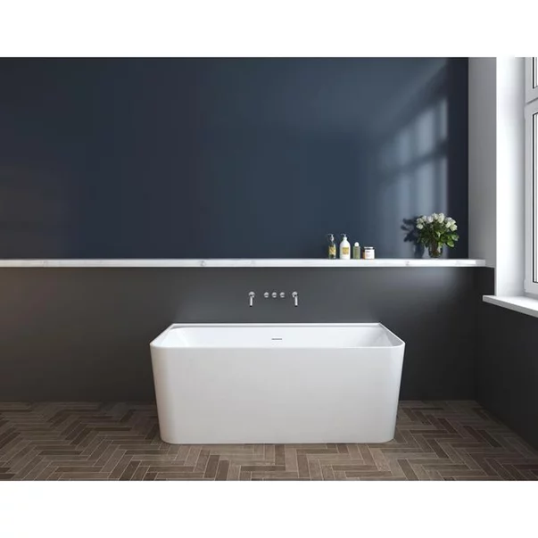 Cada freestanding Rune Algiz acril alb lucios 150x75 cm lipita de perete, BTW picture - 2