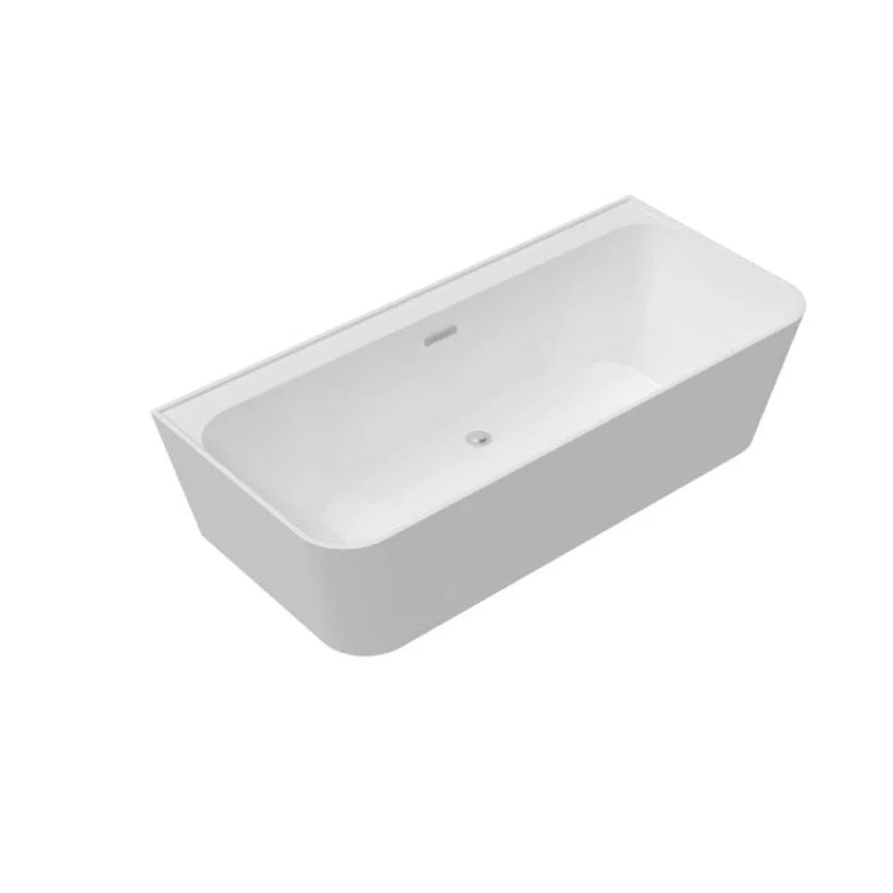 Cada freestanding Rune Algiz acril alb lucios 160x75 cm lipita de