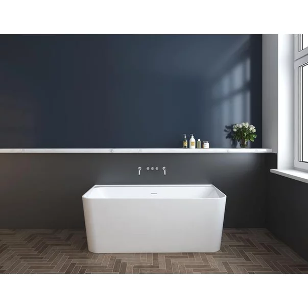 Cada freestanding Rune Algiz acril alb lucios 160x75 cm lipita de perete, BTW picture - 2